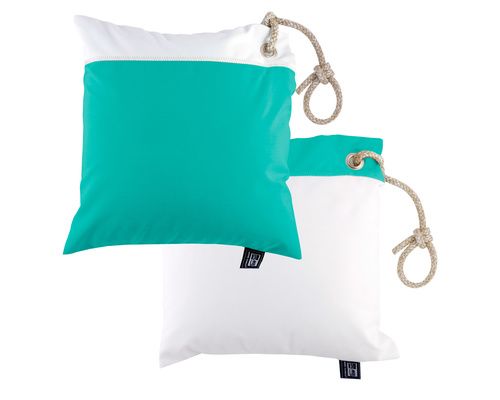 MARINE BUSINESS Lot de 2 coussins waterproof acqua/blanc