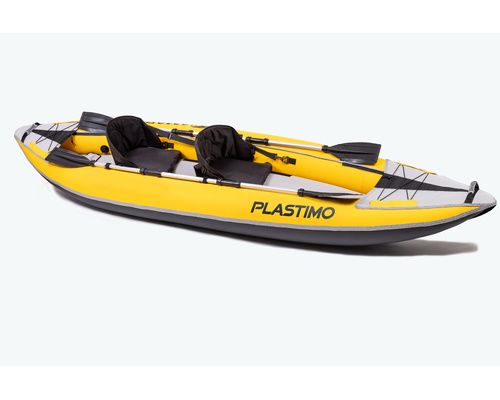 PLASTIMO KAYAK DUO 3,35 M 2 PERS JAUNE