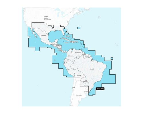 GARMIN NAVIONICS+ SA004L MEXIQUE, CARAIBE ET BRESIL