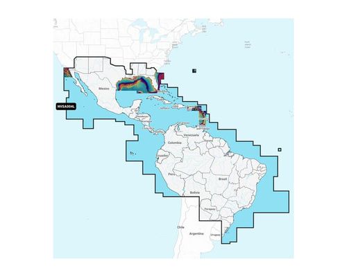 GARMIN NAVIONICS VISION+ SA004L MEXIQUE, CARAIBE ET BRESIL