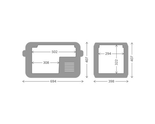 DOMETIC CFX3 Glacière portable à compression 35 L