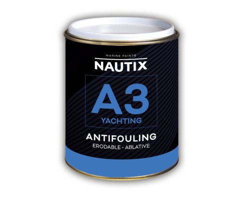 NAUTIX A3 Yachting Antifouling érodable Gris Foncé 2,5L