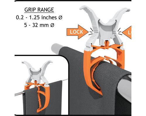 Fixclip Pince à linge pour tube ou filière