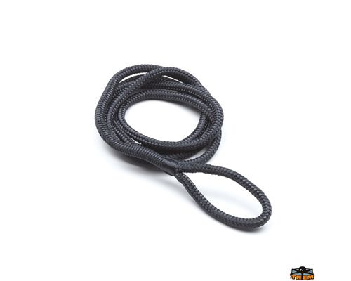 Tresse polyester noire pour pare-battage Ø12mm - 2,5m