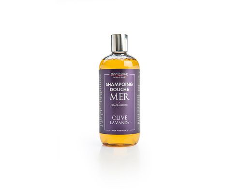 DOCKSOAP Shampoing douche mer Olive-Lavande (flacon 500ML)