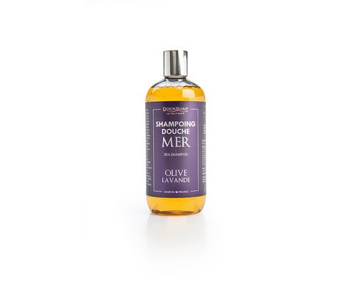 DOCKSOAP Shampoing douche mer Olive-Lavande (flacon 500ML)