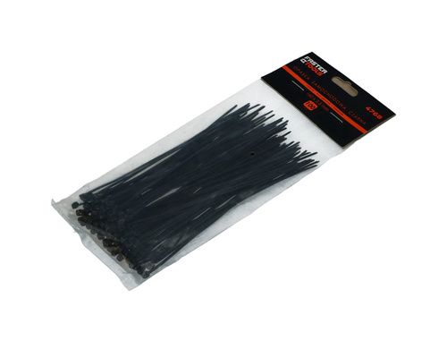 FASTERTOOLS Collier de câblage-200 x 2.5 mm-noir-Blister/100
