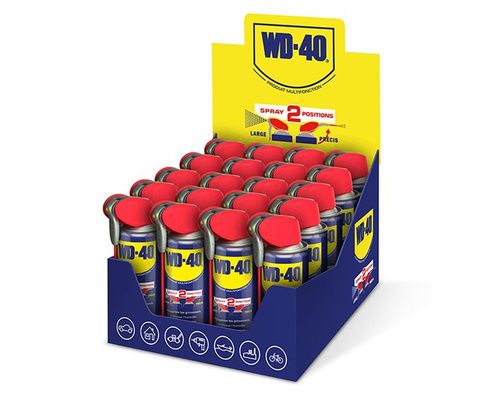 WD-40 - aérosol de 200 ml - double spray - Boite de 20