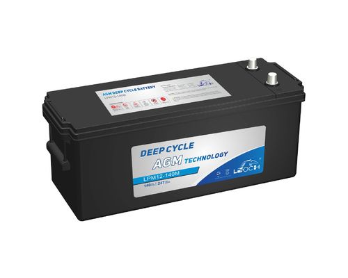 UPLUS Batterie AGM CARBONE 140Ah grande capacité
