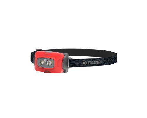 LEDLENSER Lampe frontale rechargeable HF4R rouge