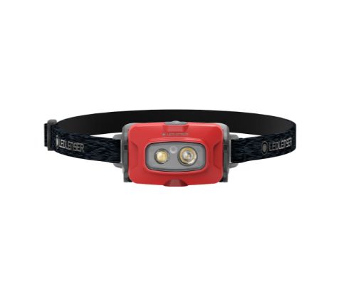 LEDLENSER Lampe frontale rechargeable HF4R rouge