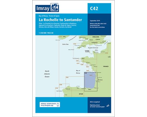 IMRAY Carte C42 La Rochelle à Santander