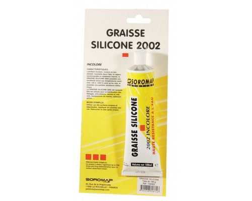 SOROMAP Graisse silicone tube 100g - Dégrippant & lubrifiant