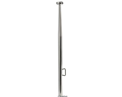 BIGSHIP Mât de pavillon INOX 750 mm Ø 25 mm