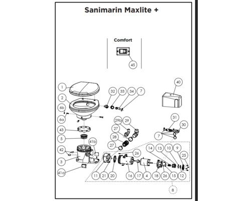 SANIMARIN Pompe POUR MAXLITE+ 12V