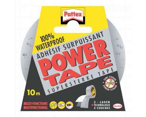 PATTEX Adhésif Power Tape gris 10m