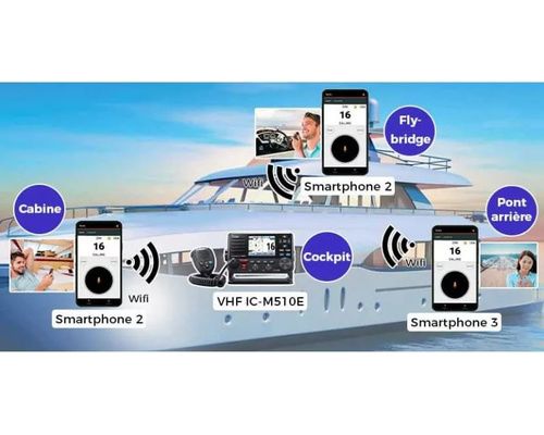 ICOM IC-M510E EVO Noir avec AIS
