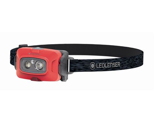 LEDLENSER Lampe frontale rechargeable HF4R rouge