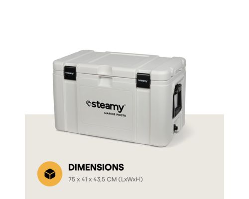 Steamy glacière Marine pro 70 L