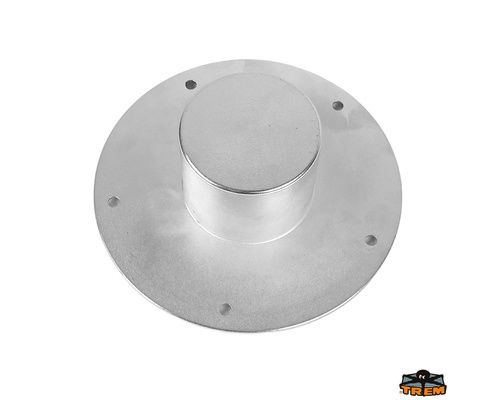 TREM Embase encastrable renforcé pr pied de table-aluminium