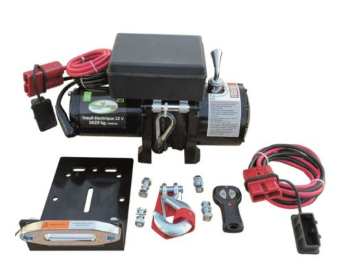 TREUIL ÉLECTRIQUE 12V CAPACITÉ - 3,6 T