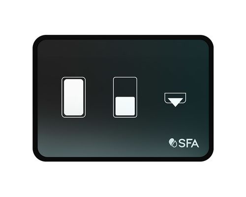 SANIMARIN système de commande LUXE VERRE NOIR