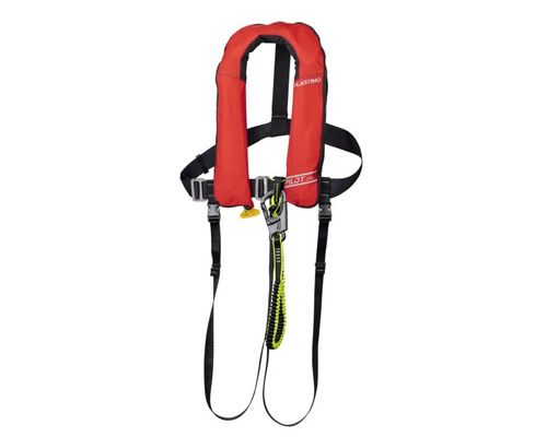 PLASTIMO GILET GF PILOT 180 AUTO UML PS ROUGE + HRN + SC