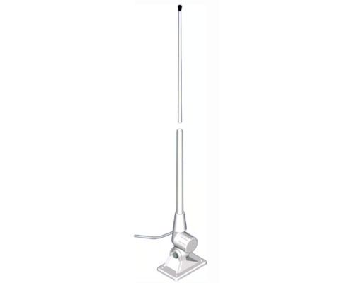 BANTEN Antenne VHF noire ECO 3dB, 1.5m, 5m de câble avec rot