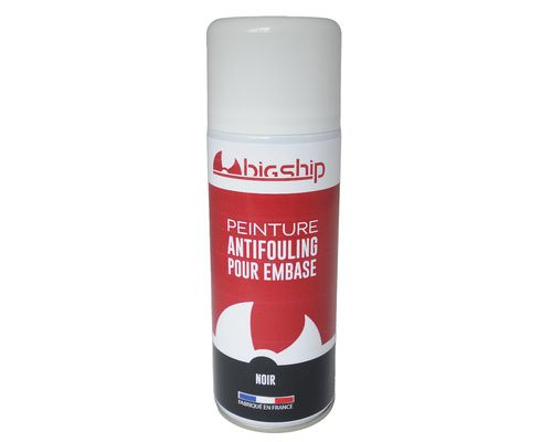 BIGSHIP Aérosol antifouling embase et hélice Noir