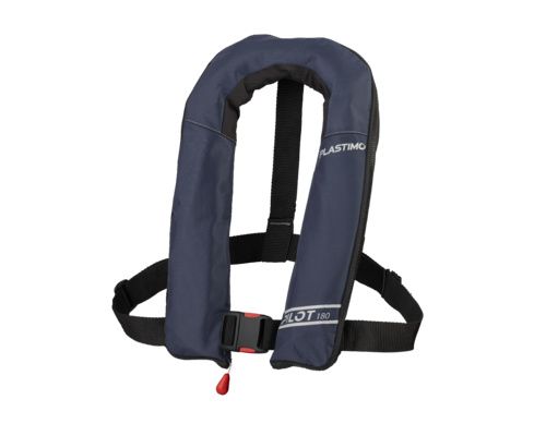PLASTIMO GILET GF PILOT 180 AUTO UML PS NAVY + HRN + SC
