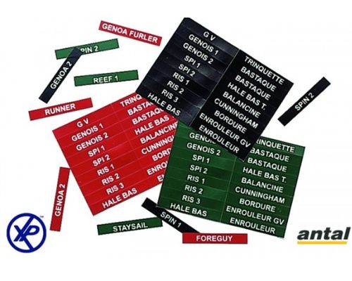 ANTAL JEU DE 69 ETIQUETTES POUR BLOQUEURS - Francais