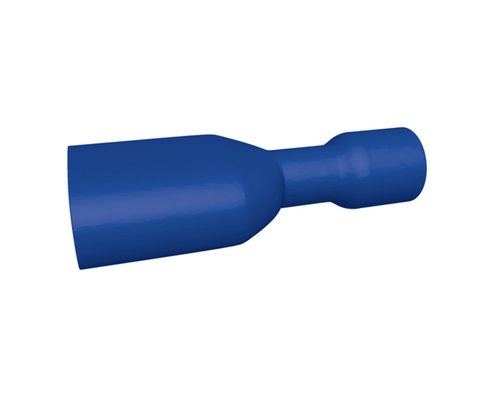 Cosse plate femelle isolée 6.3mm 1.5 à 2.5 mm² Bleu par 10