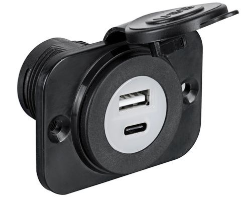 BIGSHIP PORT USB et USB-C 2 ENTRÉES ENCASTRABLE