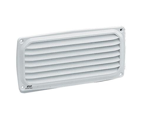 NUOVA RADE Grille aeration plastique rectangulaire blanche 2