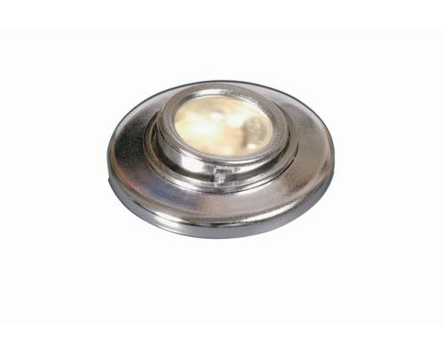 Spot orientable à leds 12v/10w - rond - boitier chromé