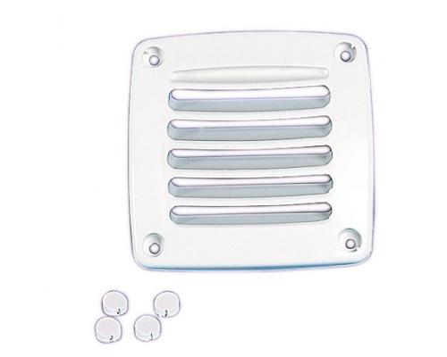 NUOVA RADE Grille aeration plastique blanche 92 x 92 mm VRAC