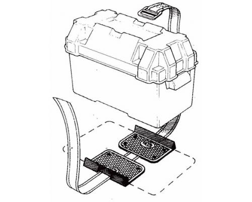 Sangles et Accessoires de Treuillage, KIT DOUBLAGE BATTERIE