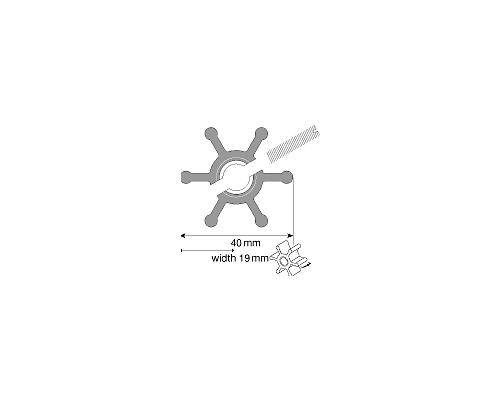 JABSCO Turbine Øext 40mm ep 19mm 4528-0001 (MT100)