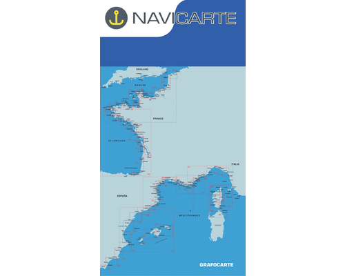 NAVICARTE Carte double n°543 et n°243 Audierne-Trévignon