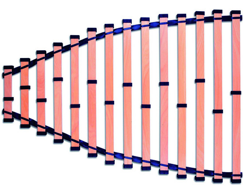 BEDFLEX Sommier à lattes 140x200cm - lattes 8mm