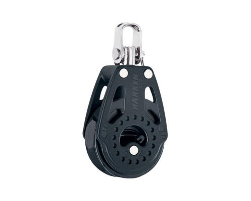 HARKEN Poulie winch simple manille Carbo Ø réa 40mm Ø cord 1