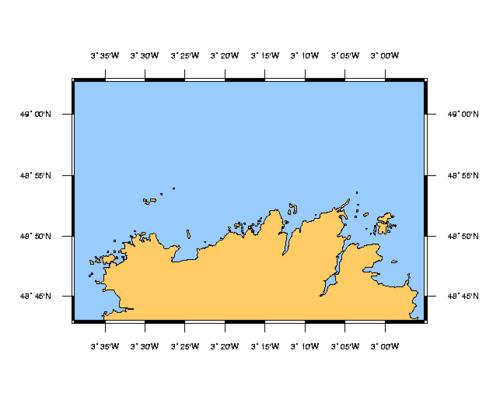 SHOM L7152 de l'Ile Grande à l'Ile de Bréhat