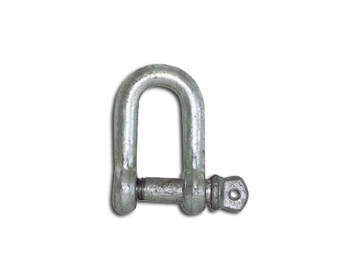 Manille droite galva marquée Ø14mm vrac