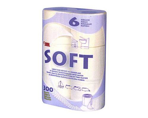 FIAMMA Soft 6 papier toilette dégradation rapide (6 rouleaux