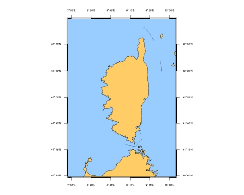 SHOM L7025 Ile de Corse