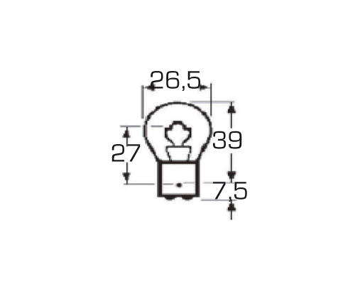 Ampoule aux ba 15d 12V - 15W les 2