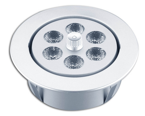 TREM Plafonnier Inox à 6 Leds blanches orientable