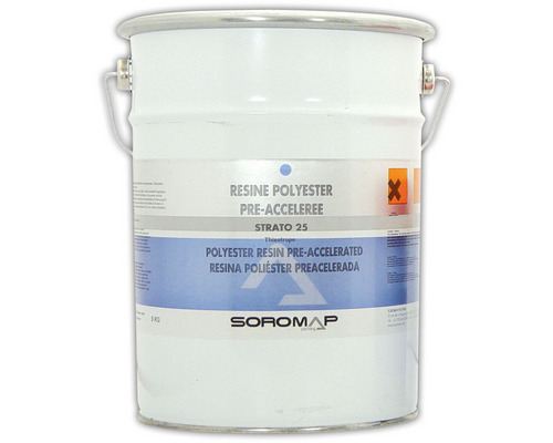 SOROMAP Resine polyester pré-accelerée thixo 5kg