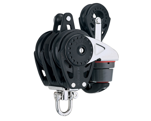 HARKEN Poulie winch triple 75mm cord 10/12 mm taquet poulie