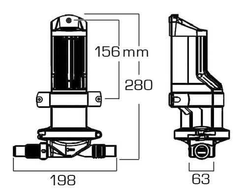 WHALE Gulper 320 pompe eaux usées - 12V